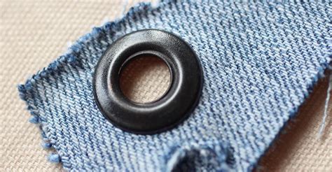 fabric with metal eyelets 38x14|how to fix eyelets fabric.